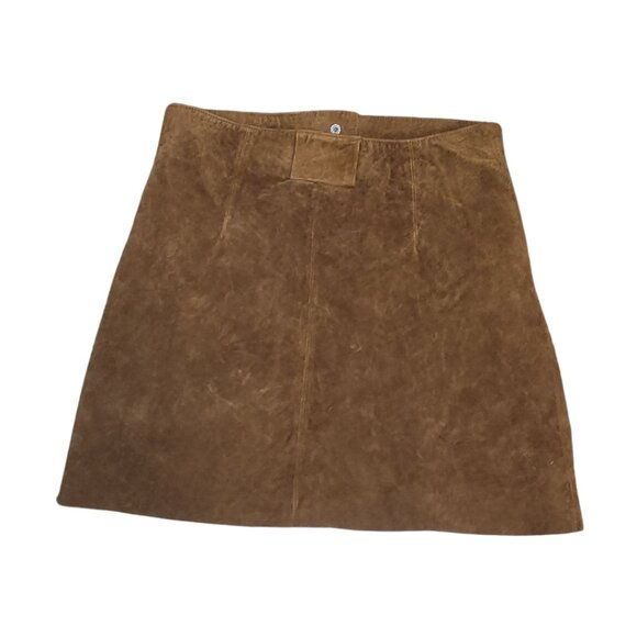 Zara Genuine Leather Mini Skirt. Size M. - Picture 2 of 11